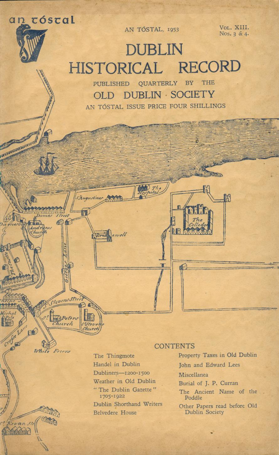 Dublin Historical Record Published by the Old Dublin Society